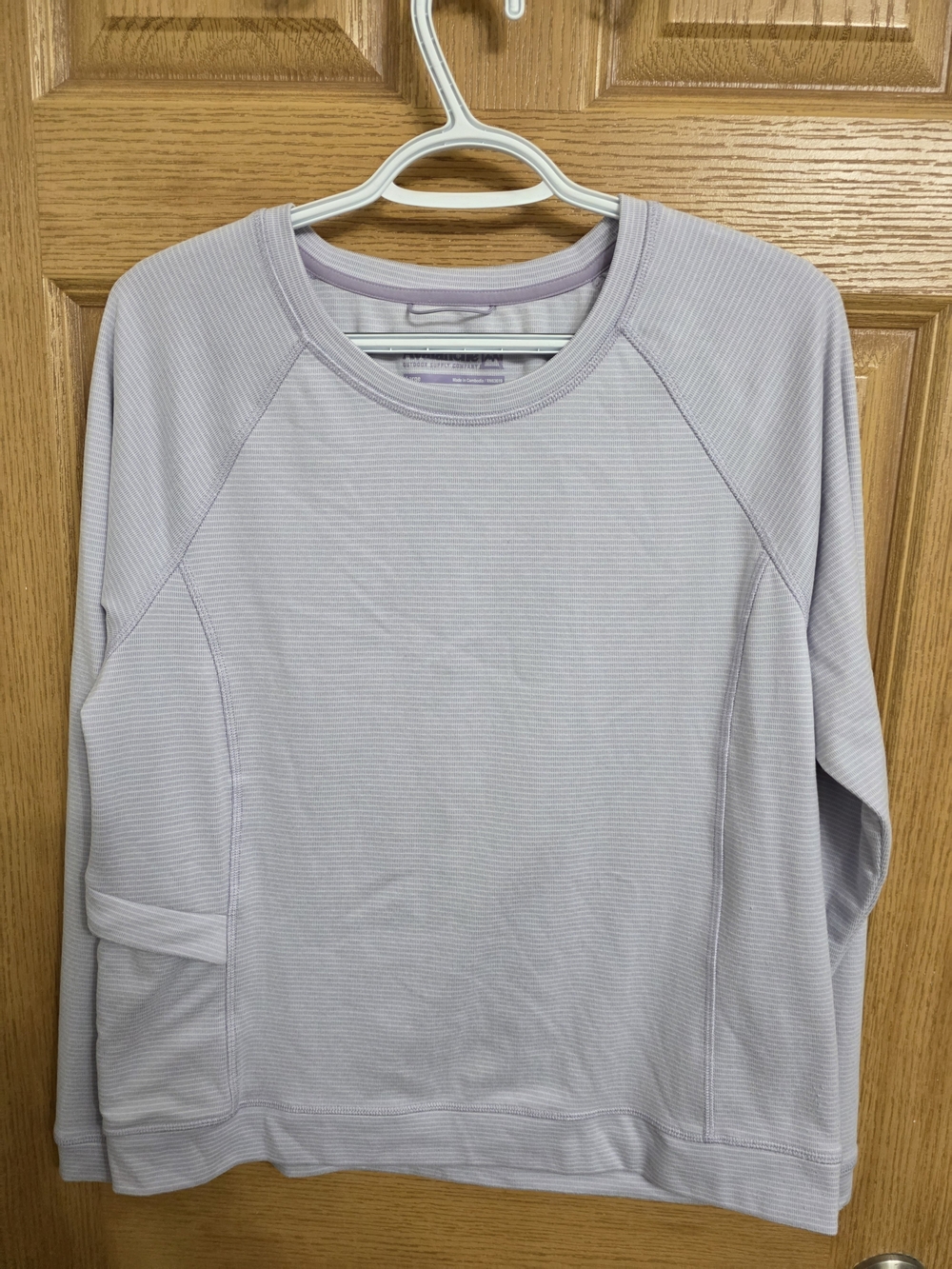 Avalanche Lavender Ribbed Crewneck Pullover